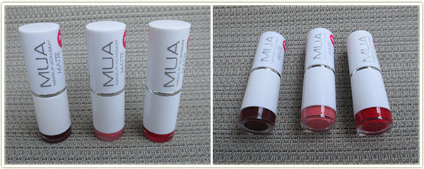 MUA Matte Lipsticks – £1.00 GBP each