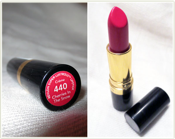 Revlon Super Lustrous Lipstick in Cherries in the Snow (Creme) – $6.92 USD