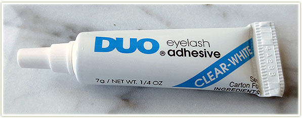 Duo eyelash adhesive in Clear-White ($4.49 USD)