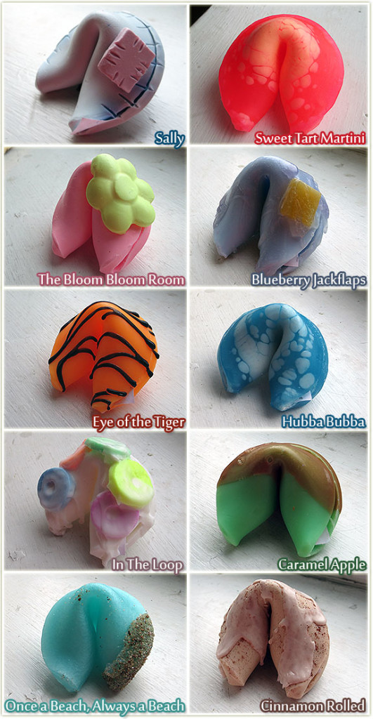 Fortune Cookie Soap (prices vary between $2.99 – $3.99 USD each)
