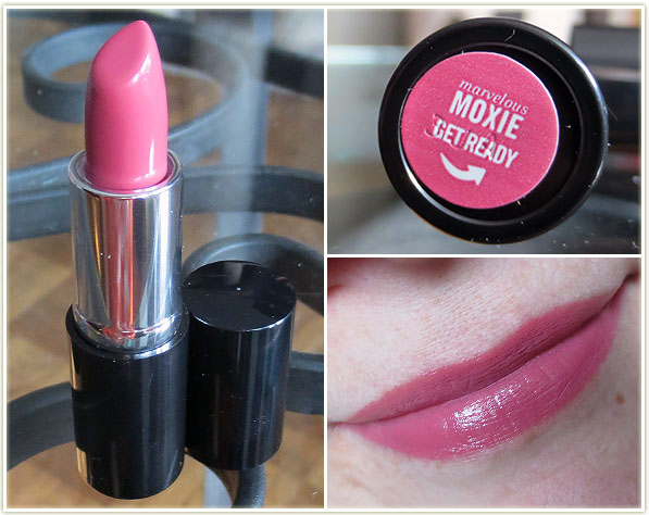 bareMinerals Marvelous Moxie in Get Ready (No size anywhere, best guess it’s 1/4 the size of a normal lipstick, so… $4.50, full size is $18)