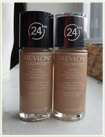 Revlon Colorstay foundation in 200 Nude and 220 Natural Beige ($11.99 USD each – BOGO 50% off)
