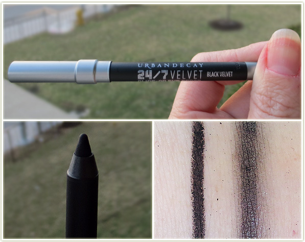 Urban Decay 24/7 Velvet Glide-on eye pencil in Black Velvet (travel size)