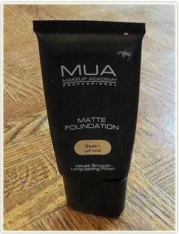 MUA Matte Foundation in Shade 1 Soft Sand