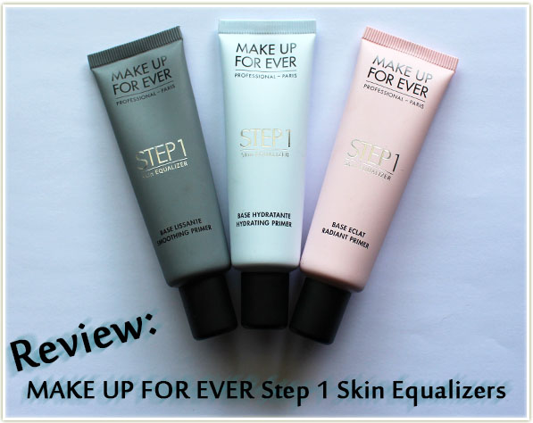 MUFE Step 1 Skin Equalizer Primer Review, Swatches: Mattifying, Smoothing,  and Radiant Primers - of Faces and Fingers