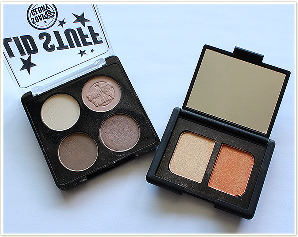 Soap & Glory Lid Stuff in What’s Nude and NARS dup in Mediteranee