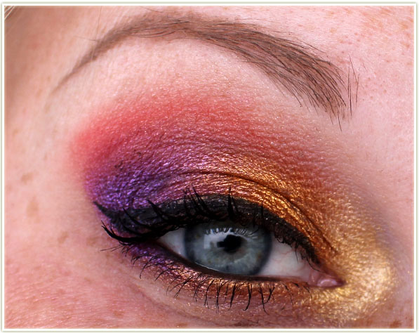 Wearing Makeup Geek Foiled Shadow in Fortune Teller, Untamed and Masquerade