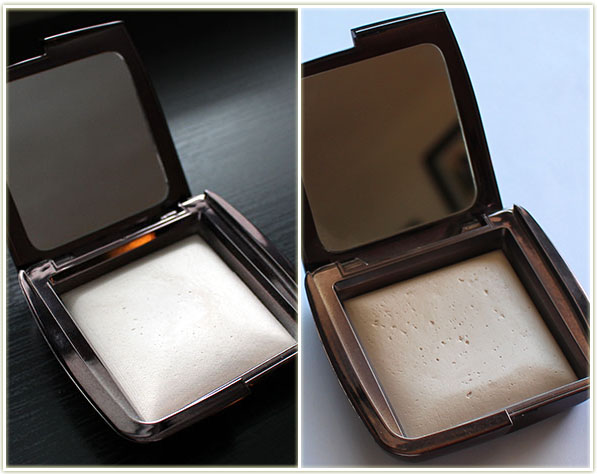 Hourglass Ambient Lighting Powder in Ethereal – Before and After