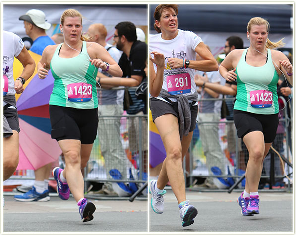 These shots were taken fairly close to the finish line.