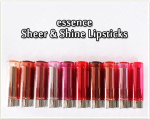 essence Sheer & Shine Lipsticks - Full Collection (Review & Swatches ...