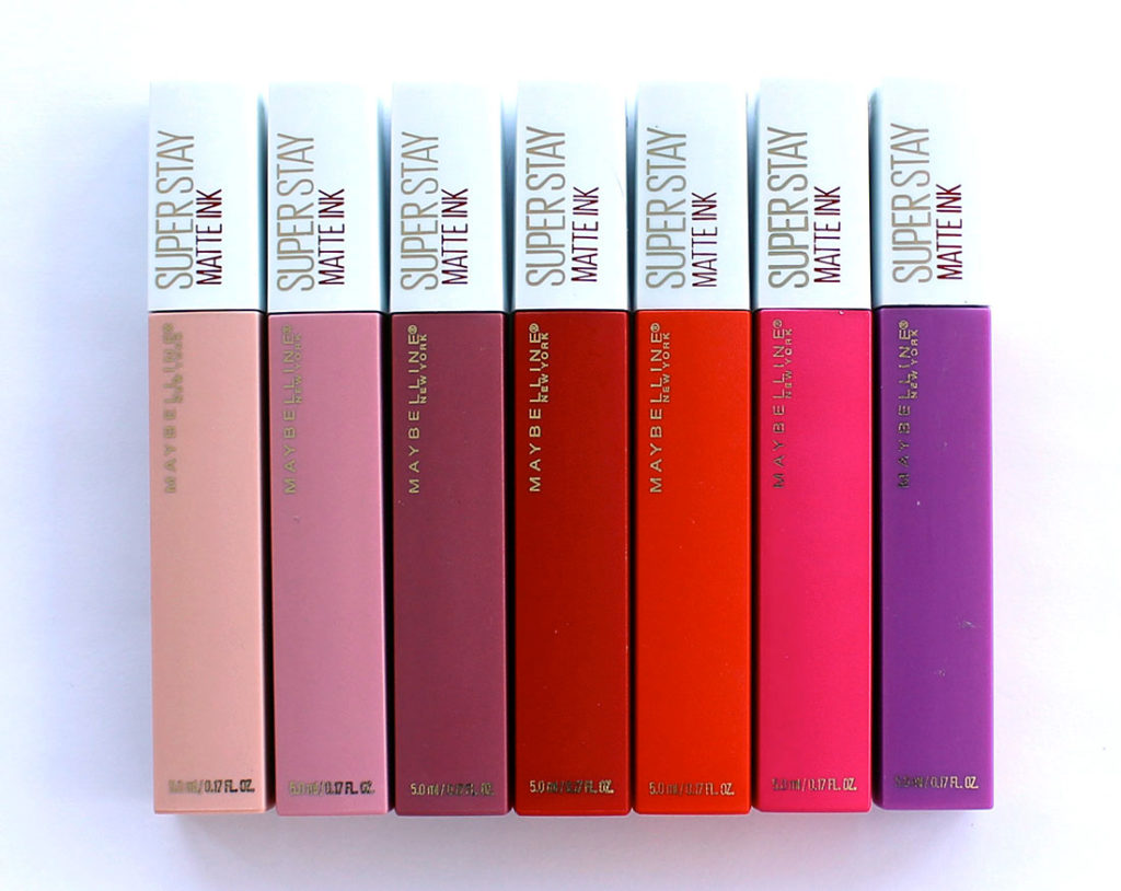 Maybelline Superstay Matte Ink Review+Swatches  Maybelline lipstick  swatches, Maybelline matte ink, Maybelline lipstick